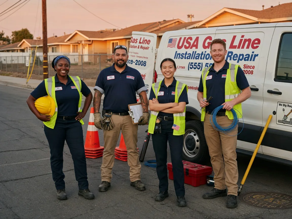 Gas Line Installation company in Frederic, MI